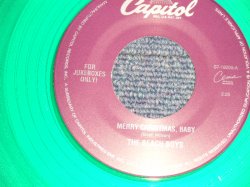 画像1: The BEACH BOYS - A)Merry Christmas, Baby  B)Santa's Beard (NEW) / 1992 US AMERICA "FOR JUKEBOXES ONLY" "LIMITED" "GREEN WAX/VINYL" "BRAND NEW" 7" 45 Single