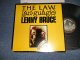 LENNY BRUCE (COMEDIAN) - The Law, Language And Lenny Bruce (Ex+++/MINT- CutOut) / 1974 US AMERICA ORIGINAL Used LP