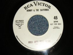 画像1: RONNY AND THE DAYTONAS - A)HOLD ONTO YOUR HEART  B)BRAVE NEW WORLD (Ex++/Ex+++) / 1967 US AMERICA ORIGINAL "WHITE LABEL PROMO" Used 7" 45rpm Single