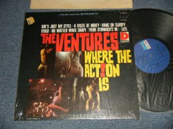 画像1: THE VENTURES -  WHERE THE ACTION IS (Ex++/Ex+++) / 1966 CANADA ORIGINAL 1st Press "BLUE with BLACK PRINT Label" STEREO Used LP 