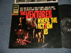 画像1: THE VENTURES -  WHERE THE ACTION IS (Ex++/Ex+++) / 1965 WEST-GERMANY GERMAN ORIGINAL 1st Press "BLACK Label" STEREO Used LP 