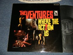 画像1: THE VENTURES -  WHERE THE ACTION IS (Ex+/Ex++) / 1965 UK ENGLAND ORIGINAL 1st Press "BLACK Label" MONO Used LP 