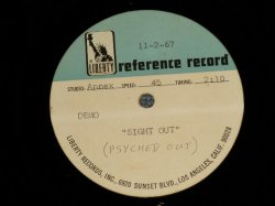 画像1: THE VENTURES  - SIGHT OUT (PSYCHED OUT) (Ex++)  / / 1967 US A,ERICA ORIGINAL One Sided TEST PRESS for RADIO STATION  Use??? : ACETATE  Single 