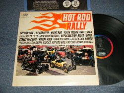 画像1: V.A. Various Omnibus - HOT ROD RALLY (Ex+/MINT- Looks:Ex+++ EDSP, SWOBC) / 1963 US AMERICA ORIGINAL 1st Press "BLACK with Rainbow Label" MONO Used LP
