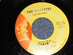 画像1: THE RONETTES - (THE BEST PART OF) BREAKIN' UP (POOR/POOR CRACK) / 1964 US AMERICA ORIGINAL Used 7" SINGLE