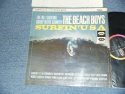 画像1: The BEACH BOYS - SURFIN USA (Matrix #A)T1-1890-1 1T B)T2-1890-1 1 GA) (Ex++, Ex+/Ex+++)/ 1965 UK ENGLAND ORIGINAL "BLACK with RAINBOW RING Label" "MONO" Used LP