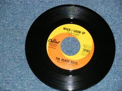 画像3: THE BEACH BOYS - A) WHEN I GROW UP   B) LITTLE HONDA (Ex++/Ex++) /  1964 CANADA ORIGINAL Used 7" Single