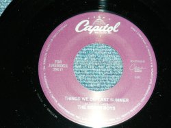 画像3: The BEACH BOYS - A) BE TRUE TO YOUR CHOOL   B) THINGS WE DID LAST SUMMER (NEW) / 1993 US AMERICA "FOR JUKEBOXES ONLY" "LIMITED"  "BRAND NEW" 7" 45 Single