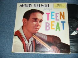画像1: SANDY NELSON - PLAYS TEEN BEAT (Ex+/Ex+++ WOFC,SWOL) / 1964 Version US AMERICA 2nd Press "BLACK with PINK & WHITE Label" MONO Used  LP 
