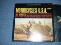 THE HORNETS ( JERRY COLE on GUITAR ) - MOTORCYCLES U.S.A. (Ex++, VG-/Ex+++ TEAROBC) / 1963 US AMERICAORIGINAL STEREO Used LP 