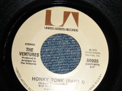 画像1: THE VENTURES - A)HONKY TONK (Part 1)   B)HONKY TONK (Part 2)  (MINT-/MINT-) / 1972 US AMERICA ORIGINAL "STOCK COPY" Used 7" SINGLE 
