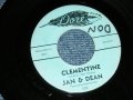 JAN & DEAN - A) CLEMENTINE  B) YOU'RE ON MY MIND (Ex+/Ex+) / 1959 US AMERICA ORIGINAL Used 7"SINGLE
