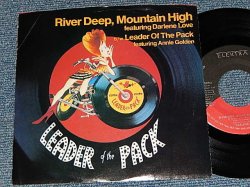 画像1: A)DARLENE LOVE  B)Annie Golden - A)River Deep, Mountain High   B)Leader Of The Pack (Ex++/MINT- EDSP) / 1985 US AMERICA ORIGINAL Used 7" Single With PICTURE SLEEVE