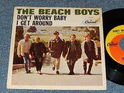 画像1: THE BEACH BOYS - A) DON'T WORRY BABY   B) I GET AROUND (Ex/Ex++ EDSP, STOFC, SWOFC) /  1964 US AMERICA ORIGINAL "With PICTURE SLEEVE" Used 7"45rpm SINGLE 