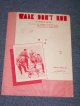 THE VENTURES - WALK DON'T RUN MUSIC SHEET    / 1960 US ORIGINAL BOOK  