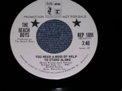 画像1: THE BEACH BOYS - YOU NEED A MESS OF HELP TO STAND ALONE / 1972 US ORIGINAL WHITE LABEL PROMO 7" SINGLE 