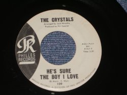画像1: THE CRYSTALS - HE 'S SURE THE BOY I LOVE ( Matrix # TCY-9フ : ANNETTE & PHIL Credit : BLUE  LABEL  Ex/Ex  ) / 1962 US ORIGINAL 7" SINGLE 