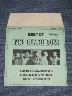 画像1: THE BEACH BOYS - BEST OF  THE BEACH BOYS  / 1967 US ORIGINAL 7"33rpm JUKEBOX EP+PS 