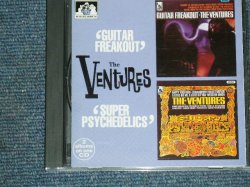 画像1: THE VENTURES - GUITAR FREAKOUT + SUPER PSYCHEDELICS ( 2 in 1 )/ 1995  UK& EU Used CD 