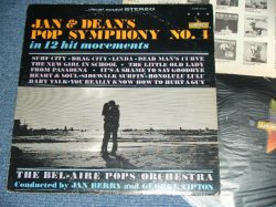 画像1: BEL-AIRE POPS ORCHESTRA ( Conducted by JAN BERRY & GEROGE TIPTON )  - JAN & DEAN'S POP SYMPHONY NO.1 ( VG++/VG+++ )  / 1965 US ORIGINAL STEREO  LP 