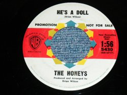画像1: HONEYS  With BRIAN WILSON of THE BEACH BOYS - HE'S A DOLL / 1964 US ORIGINAL Promo 7" SINGLE 