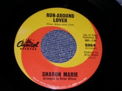 画像1: SHARON MARIE With BRIAN WILSON of THE BEACH BOYS - RUN-AROUND LOVER / 1963 US ORIGINAL 7" SINGLE 