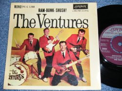画像1: THE VENTURES - RAM-BUNK-SHUSH / 1961 UK Original 7" EP With PICTURE SLEEVE 