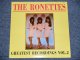 THE RONETTES - GREATEST RECORDINGS VOL.2 / 1981 ITALY  Brand New LP  