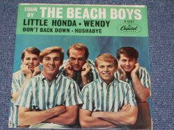 画像1: THE BEACH BOYS - FOUR BY THE BEACH BOYS   / 1964 US ORIGINAL 7"33rpm EP With PICTURE SLEEVE