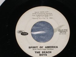 画像1: THE BEACH BOYS - SPIRIT OF AMERICA   / 1963 US  PROM ONLY   7"Single