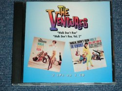 画像1: THE VENTURES - WALK DON'T RUN + WALK DON'T RUN VOL.2  ( 2 in 1+ BONUS TRACK ) / 1996 US Used  CD 
