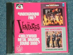 画像1: THE VENTURES -  UNDERGROUND FIRE + HOLLYWOOD METAL DINAMIC ( 2 in 1 )/ 1996 UK& EU  Used  CD 
