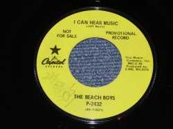 画像1: THE BEACH BOYS - I CAN HEAR MUSIC  / 1968 US ORIGINALPROMO  7" SINGLE 