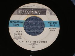 画像1: JERRY McGEE ( Of THE VENTURES' LEAD GUITARIST ) -ON THE REBOUND  ( VG+++/VG+++ )　/ 1963 US ORIGINAL White Label Promo  7"45's Single With COMPANY SLEEVE 