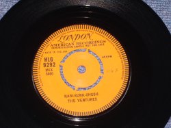 画像1: THE VENTURES - RAM-BUNK-SHUSH / 1961 UK ORIGINAL Orange Label Promo 7"45's Single