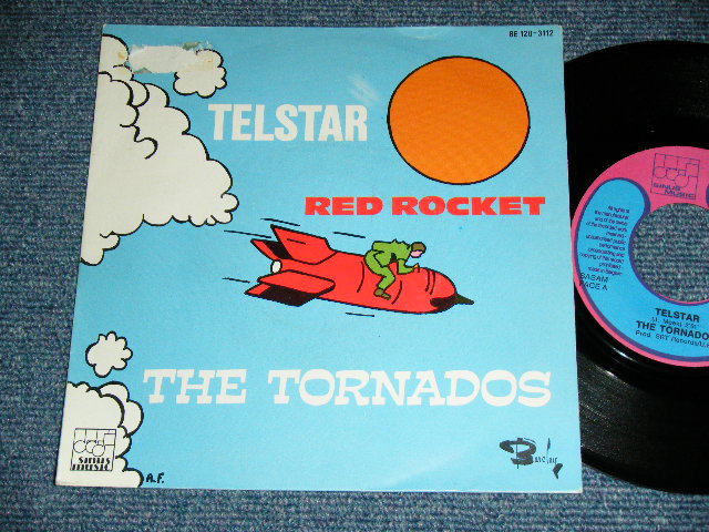 THE TORNADOS - TELSTAR ( Ex-,Ex+/Ex+++,Ex  ) / Early 1970's BELGIUM   Original Used 7