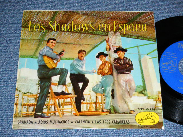 The SHADOWS - LOS SHADOWS EN ESPANA ( MINT-/MINT- ) / 1960's SPAIN SPANISH  ORIGINAL Used 7