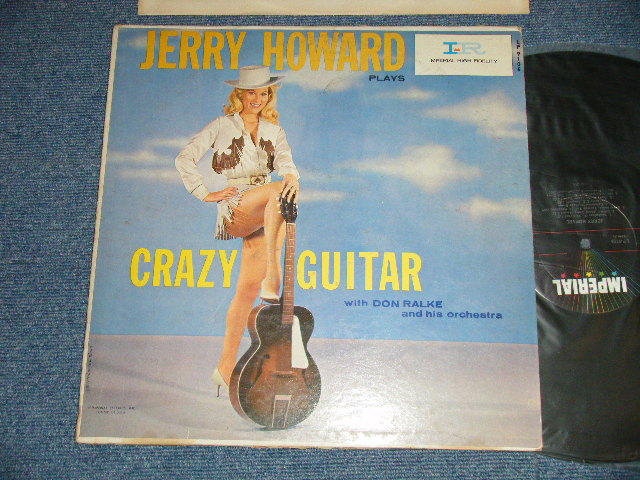 JERRY HOWARD - CRAZY GUITAR (Ex+/Ex++ Looks:Ex+++ ) / 1960 US AMERICA ORIGINAL MONO Used  LP  