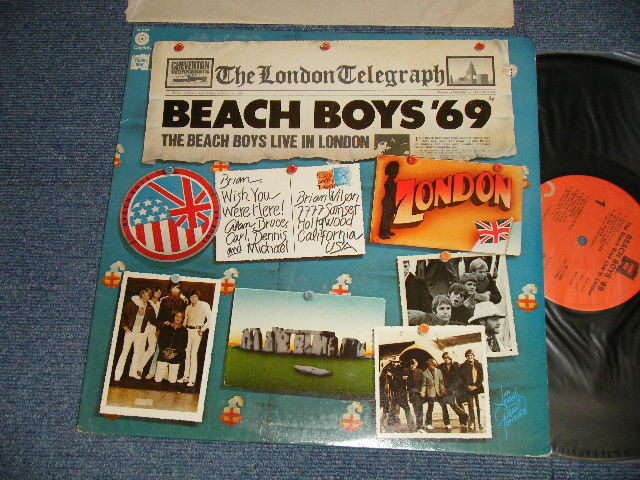 The BEACH BOYS - '69 LIVE IN LONDON (Ex+++/MINT- BB) / 1976 US AMERICA ORIGINAL Used LP