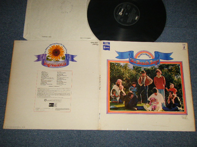 The BEACH BOYS - SUNFLOWER ( Matrix Number A)SSLA-8251-A1/B)SSLA-8251-B1) (Ex+/Ex+++)  / 1970 UK ENGLAND   ORIGINAL Used LP 