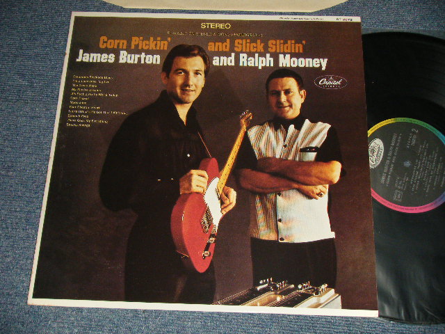 JAMES BURTON & RALPH MOONEY - CORN PICKIN' AND SLICK SLIDIN' (MINT-/MINT) / 1984 EUROPE REISSUE Used LP 