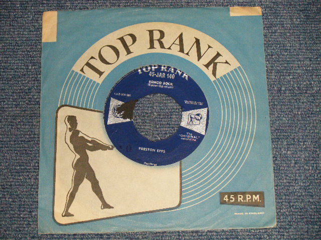 PRESTON EPPS - A)BONGO ROCK  B)BONGO PARTY  (Ex+/Ex+)  / 1959 UK ENGLAND ORIGINAL Used 7