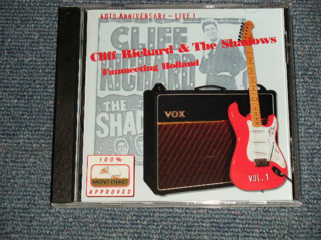 V.A. Various (FBI* and Jet Harris, The Silhouets, The Shadows Sound, Indra & The Park Avenue, The Shakin' Arrows + more )- CLIFF RICHARD & The SHADOWS FAN MEETING HOLLAND : 40th ANNIVERSARY - LIVE! Vol.1 ( NEW )  / 2001 HOLLAND ORIGINAL 