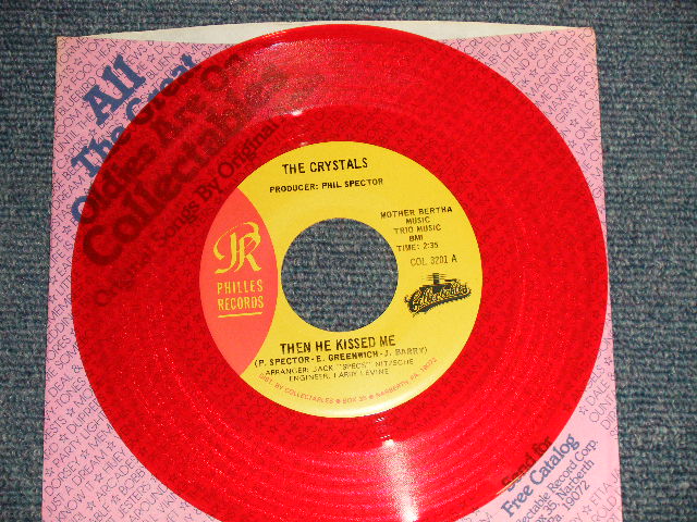 A)THE CRYSTALS - THEN HE KISSED ME : B)THE ALLEY CATS - PUDDIN 'N' TAIN (MINT-/MINT-)  / 1986 Version US AMERICA  REISSUE