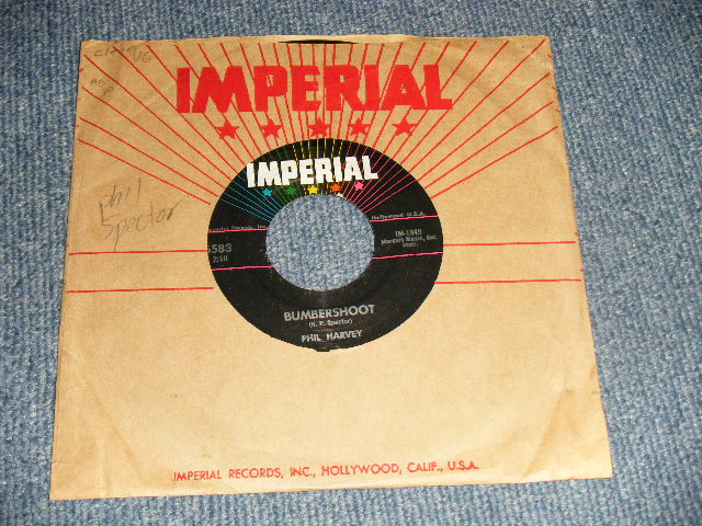 PHIL HARVEY (PHIL SPECTOR) - A)BUMBERSHOOT  B)WILLY BOY (MINT-/MINT-) / 1959 US AMERICA ORIGINAL Used 7