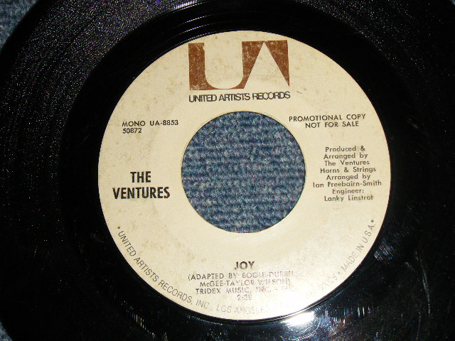 THE VENTURES - JOY  A) MONO   B)STEREO (Ex++/Ex++) / 1971 US AMERICA ORIGINAL 