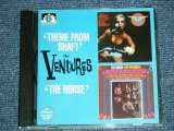 画像: THE VENTURES - THEME FROM SHAFT + THE HORSE ( 2 in 1 : MINT-/MINT )/ 1996  UK& EU Used    CD 