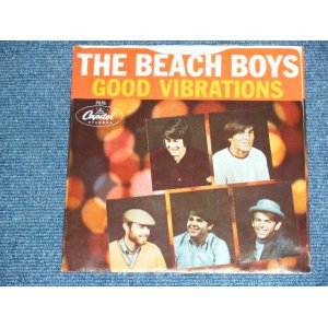 画像: THE BEACH BOYS - A) GOOD VIBRATIONS  B)  LET'S GO AWAY FOR AWHILE  ( MATRIX F1 / G2  : DIE-CUT PS ) / 1966 US AMERICA ORIGINAL Used 7" SINGLE With PICTURE SLEEVE 