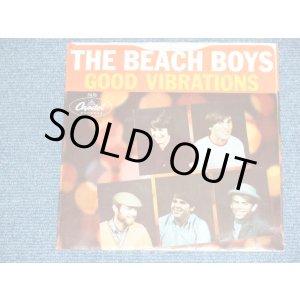 画像: THE BEACH BOYS - A) GOOD VIBRATIONS  B)  LET'S GO AWAY FOR AWHILE  ( MATRIX F1 / G2  : DIE-CUT PS ) / 1966 US AMERICA ORIGINAL Used 7" SINGLE With PICTURE SLEEVE 