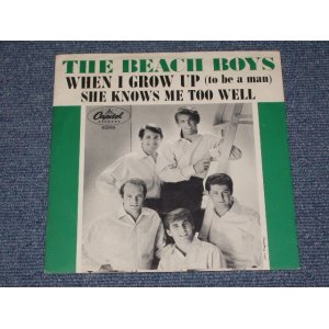 画像: THE BEACH BOYS - WHEN I GROW UP( GREEN BORDER Cover )  /  1964 US  Original Ex++/Ex+  7"Single With Picture Sleeve  